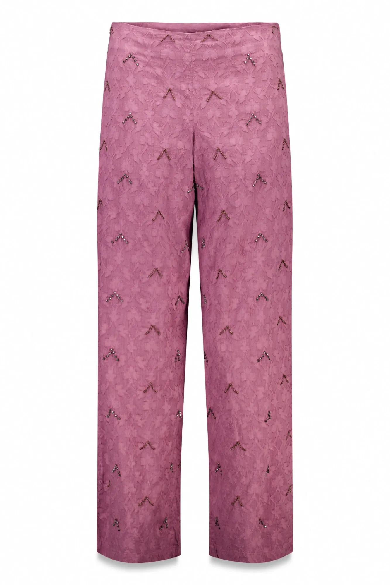 Hoss Intropia Calças-Paulina. Calças jaquard Subiu