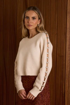 Polín Et Moi Camisolas-Pedras de Jersey Tostado