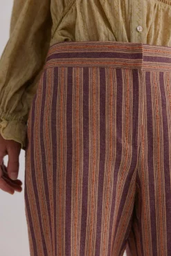 Hoss Intropia Calças-Phoebe. Calça riscas Roxo