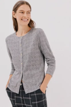 Cortefiel Camisolas-pied-de-poule Cinzento