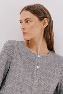 Cortefiel Camisolas-pied-de-poule Cinzento