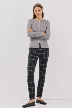 Cortefiel Camisolas-pied-de-poule Cinzento