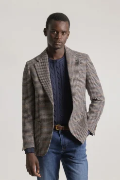 PuroEGO Blazers|Blazers-Pied-de-poule Cinzento