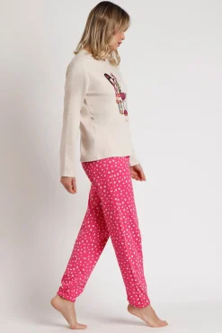 Admas Pijamas-Pijama carrossel para Mulher SANTORO GORJUSS bege