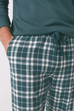 Women'secret Pijamas-Pijama comprido verde