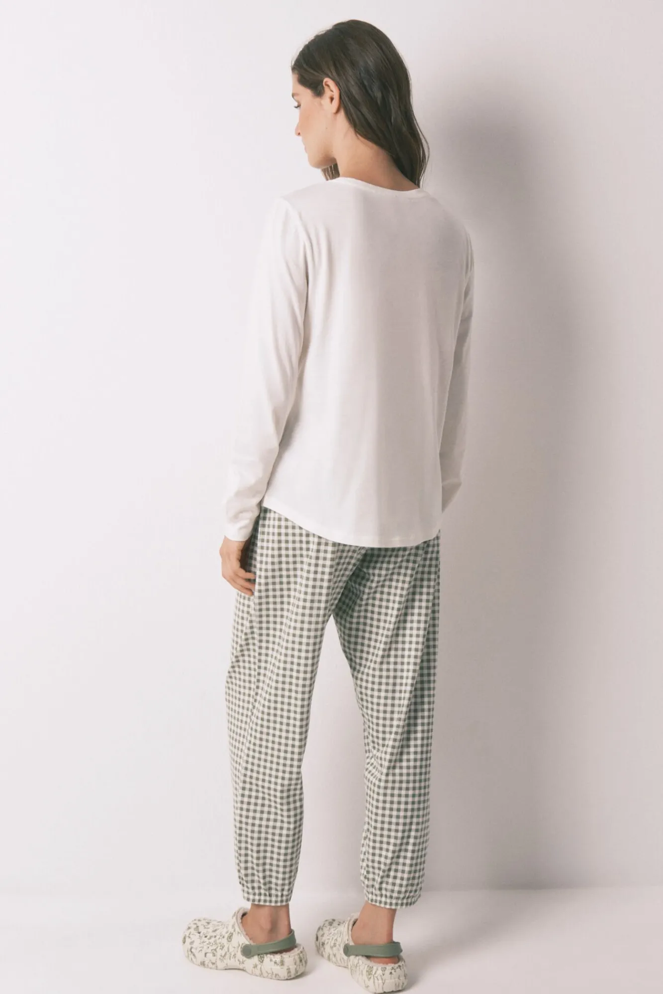 Women'secret Pijamas-Pijama comprido 100% algodão Mafalda branco