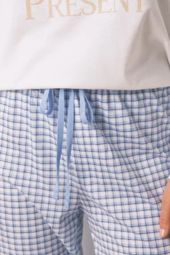 Women'secret Pijamas-Pijama comprido algodão Snoopy bege