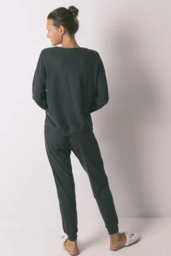 Women'secret Pijamas-Pijama comprido de algodão cinza Bugs Bunny cinzento