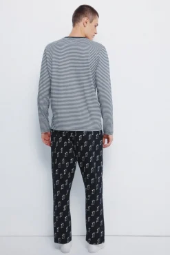 Springfield Pijamas-Pijama comprido do Scooby Doo azul