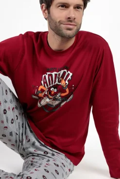 Admas Pijamas-Pijama comprido Muppets para homem estampado