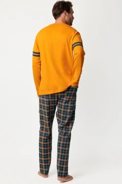 Admas Pijamas-Pijama comprido xadrez Paddington para homem estampado