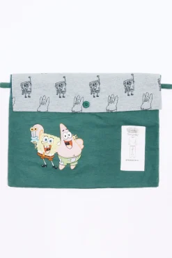 Springfield Pijamas-Pijama longo do Bob Esponja verde