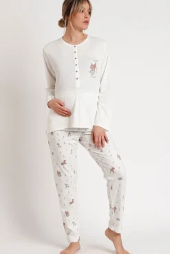 Admas Maternidade|Pijamas-Pijama Maternity Disney Bambi You are so bege