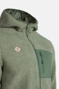 Izas Casacos-polar de borrego Caqui escuro