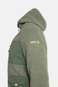 Izas Casacos-polar de borrego Caqui escuro