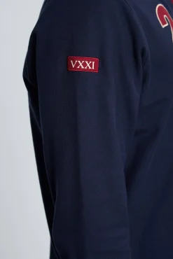 Valecuatro Polos-Polo marinho modelo cavalo Azul