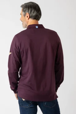 Privata Polos-Polo básica de manga comprida Granada