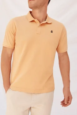 Cortefiel Polos-Polo básico piqué Amarelo