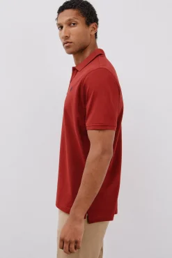 Cortefiel Polos-Polo básico piqué Vermelho