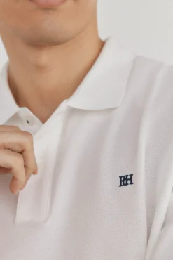 Pedro del Hierro Polos-Polo básico piqué Ecru