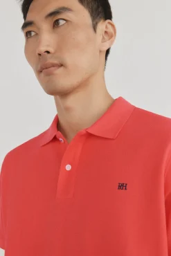 Pedro del Hierro Polos-Polo básico piqué Vermelho
