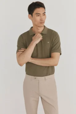 Pedro del Hierro Polos-Polo básico piqué Verde