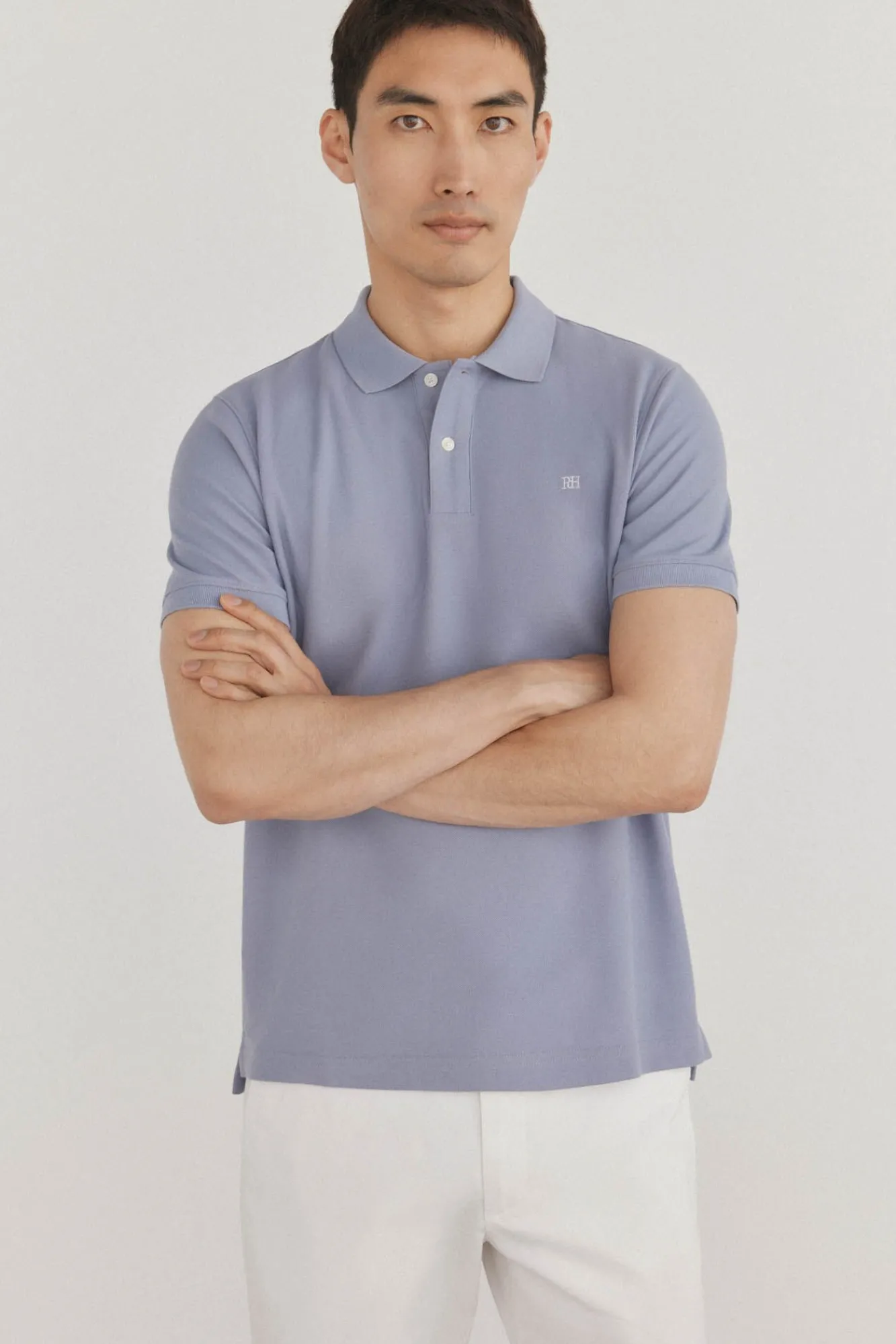 Pedro del Hierro Polos-Polo básico regular em piqué Púrpura