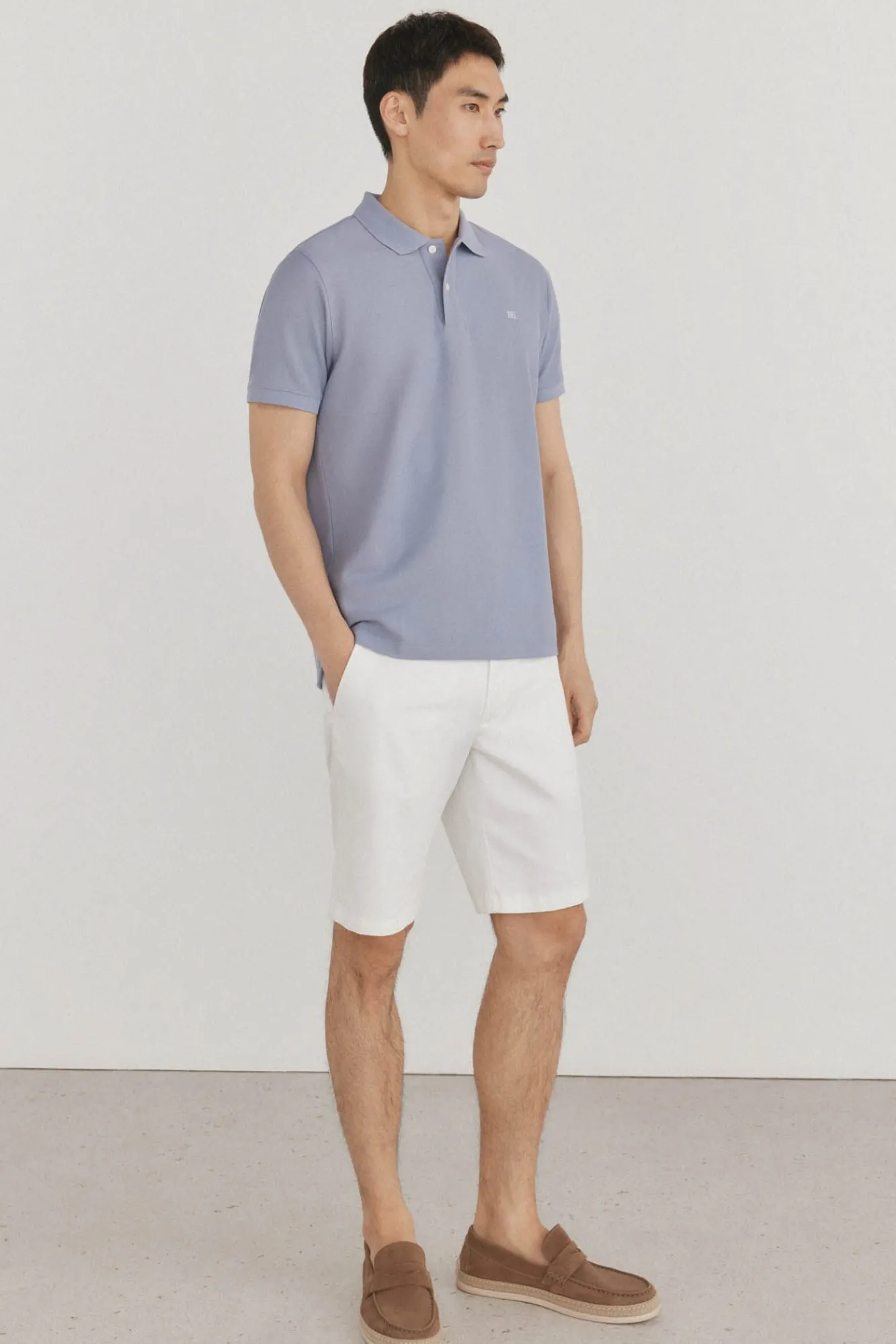 Pedro del Hierro Polos-Polo básico regular em piqué Púrpura