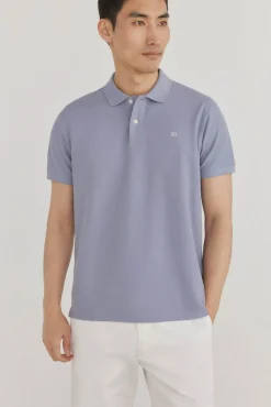 Pedro del Hierro Polos-Polo básico regular em piqué Púrpura
