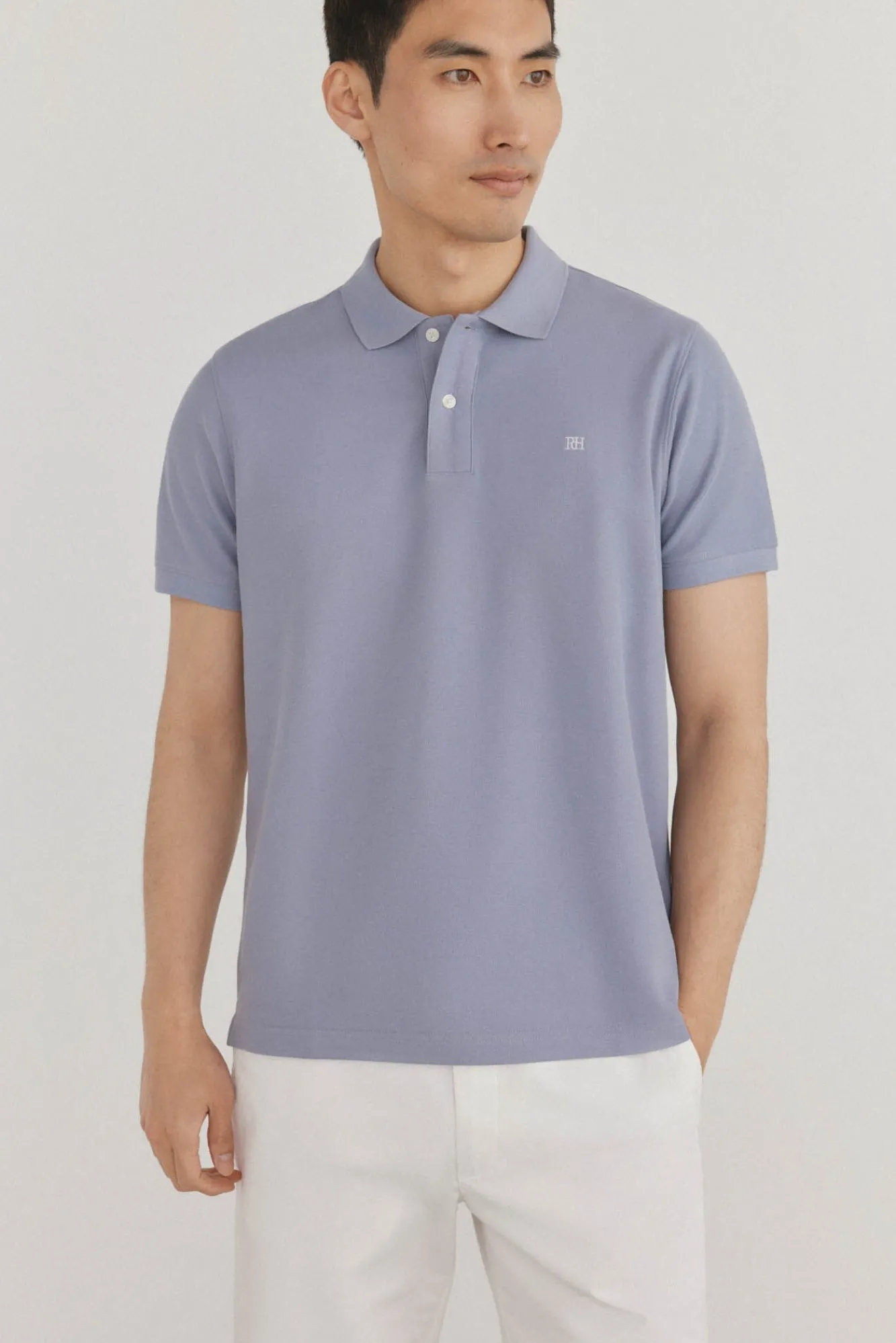 Pedro del Hierro Polos-Polo básico regular em piqué Púrpura