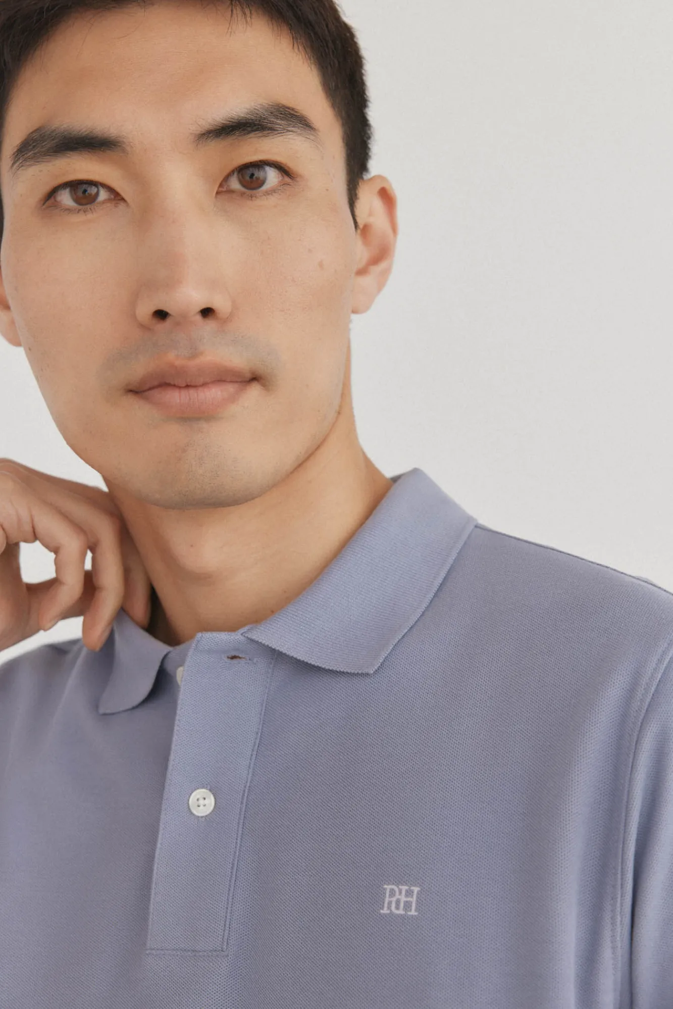 Pedro del Hierro Polos-Polo básico regular em piqué Púrpura