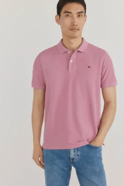 Pedro del Hierro Polos-Polo básico regular em piqué Rosa
