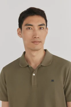 Pedro del Hierro Polos-Polo básico slim Verde