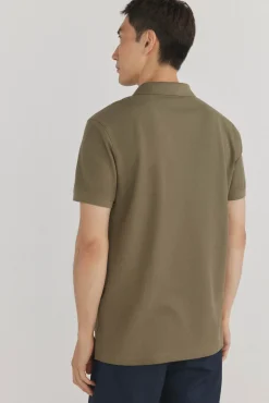 Pedro del Hierro Polos-Polo básico slim Verde