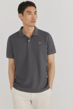 Pedro del Hierro Polos-Polo básico slim Cizento