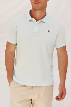 Cortefiel Polos-Polo básico slim Azul