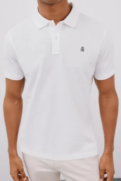 Cortefiel Polos-Polo básico slim Branco