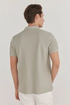 Pedro del Hierro Polos-Polo básico slim Verde