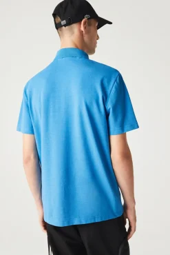 Lacoste Polos-Polo com bordado de crocodilo costurado Azul