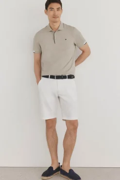 Pedro del Hierro Polos-Polo com punhos contrastantes Verde