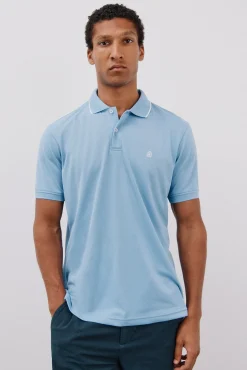 Cortefiel Polos-Polo Coolmax® Azul
