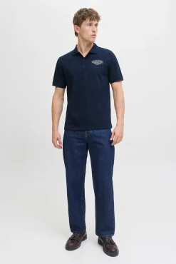 Jack & Jones Polos-Polo corte regular fit azul