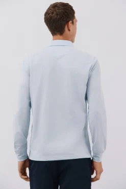 Cortefiel Polos|T-Shirts-Polo corte regular fit Azul