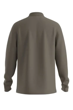 HUGO Polos-Polo de manga comprida Verde