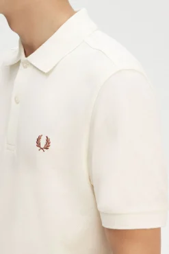 Fred Perry Polos-Polo de manga curta Ecru