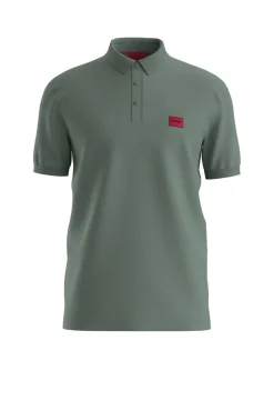 HUGO Polos-Polo de manga curta Verde