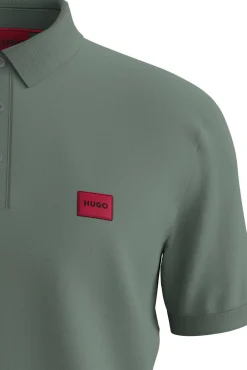 HUGO Polos-Polo de manga curta Verde