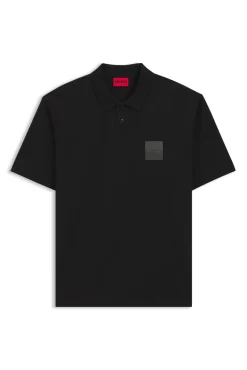 HUGO Polos-Polo de manga curta Preto