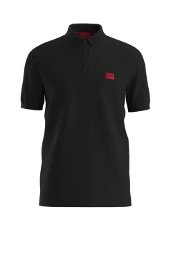 HUGO Polos-Polo de manga curta Preto
