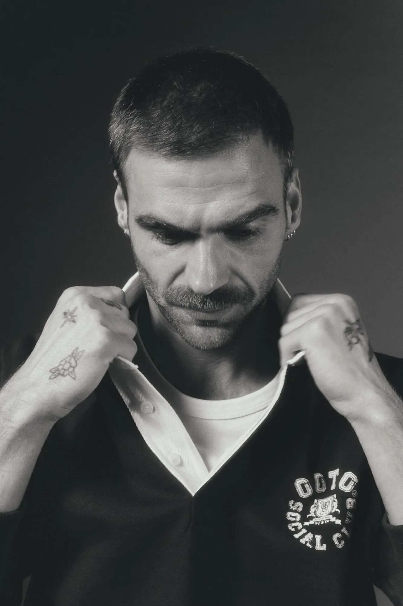 OOTO Polos-Polo de rugby de manga comprida Azul